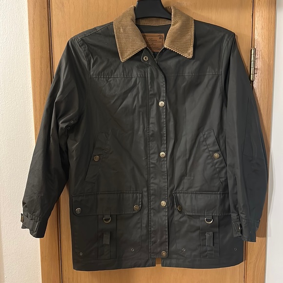 Lauren Ralph Lauren Jackets & Blazers - Lauren Ralph Lauren Chore Barn Coat Jacket Plaid Lined Army Green Plus Size 1X